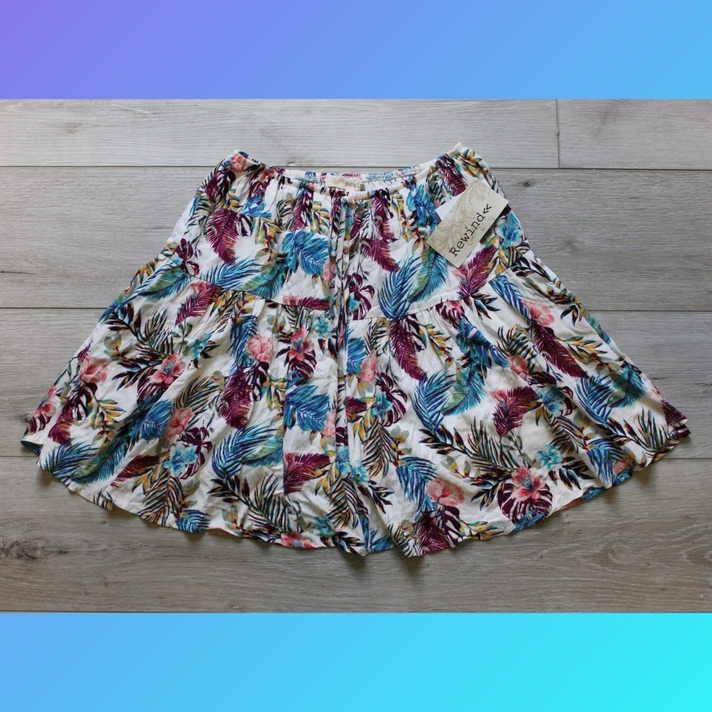 NWT Tropical Skirt XS